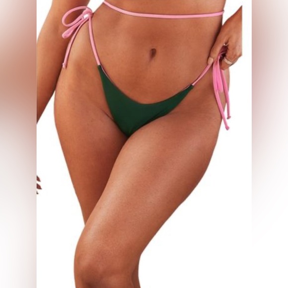 New Swimsuits for All x Camille Kostek Veronica reversible bikini bottoms ties - Picture 7 of 11